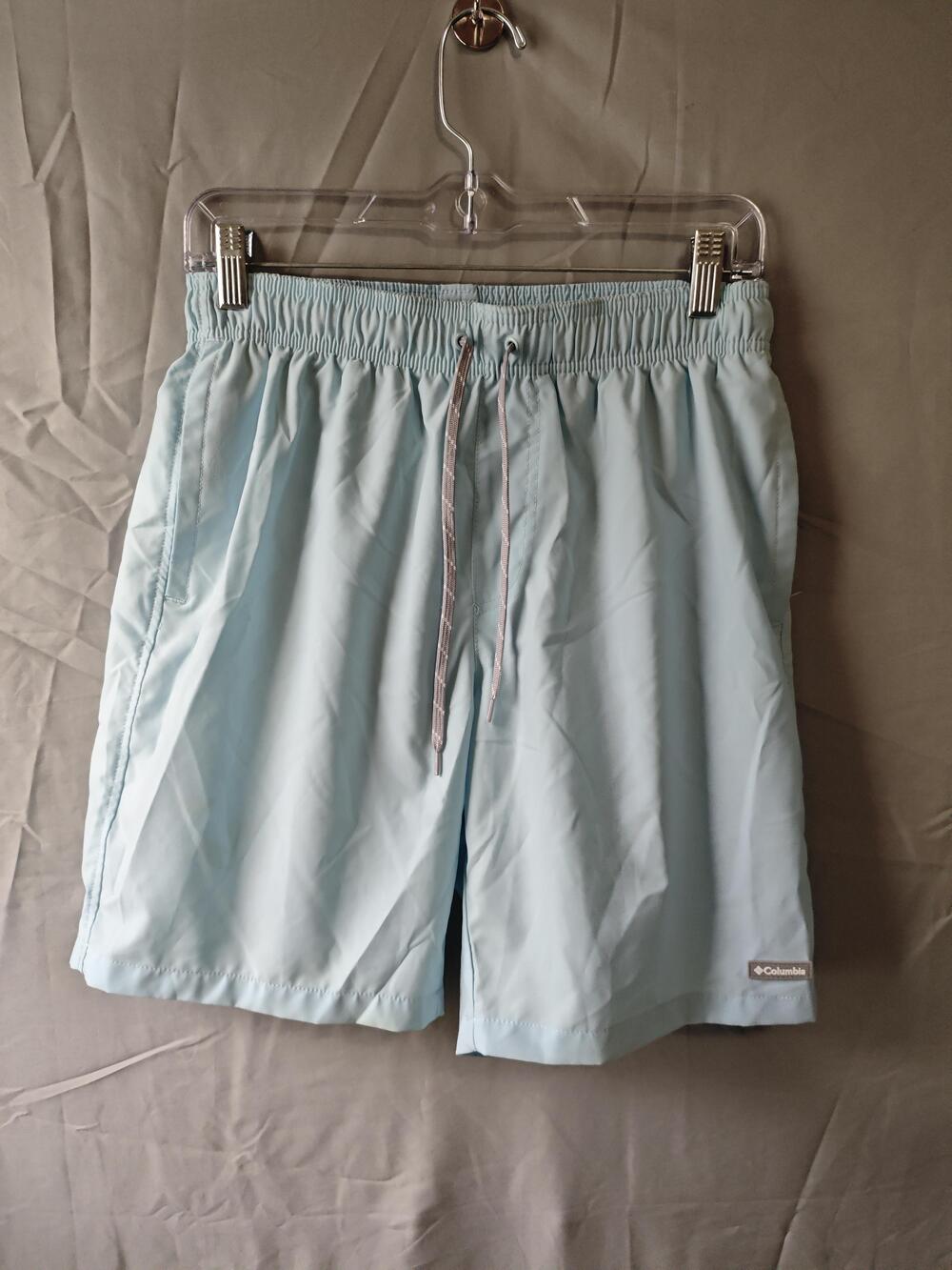 Columbia Shorts Mens Small Swim Trunks Boardshorts Quick Dry Drawstring Mesh